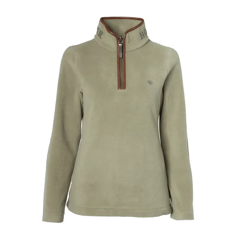 Holland Cooper Country Fleece Quarter Zip - Sage